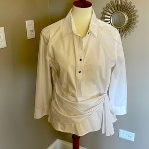 New York and company white blouse